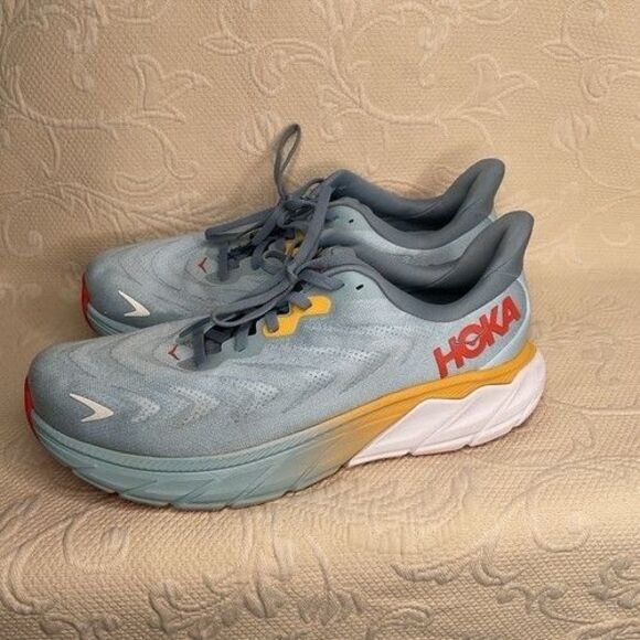 Hoka One One Arahi 6 Lace Up Run Walk Work Sneakers Shoes Men Size 9.5 2E Wide - Picture 1 of 13
